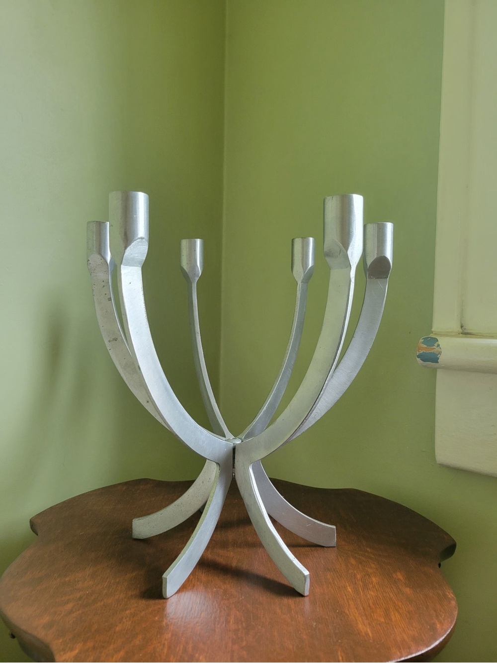 Vintage IKEA "Ceremoni" six-armed candelabra designed by Sigga Heimis